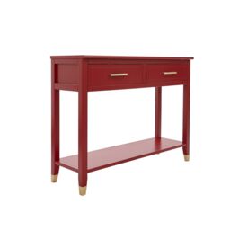 Cabinet Bits Palazzi 2 Drawer Console Table in Red - thumbnail 3