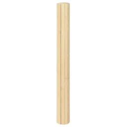 Berkfield Home Rug Rectangular Light Nature 100x400 cm Bamboo in Beige - Size: Medium - thumbnail 3