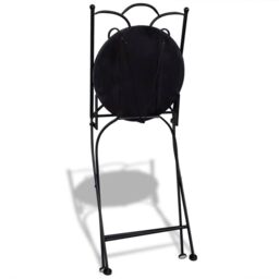 Berkfield Home Folding Bistro Chairs 2 pcs Ceramic Terracotta in Brown - thumbnail 6