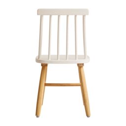 Nordlys Set of 2 Solid Wood Children's Chairs in White - thumbnail 7