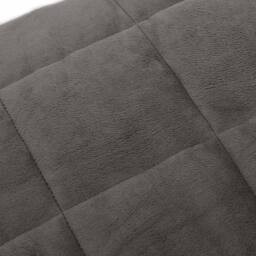 Berkfield Home Soft Weighted Blanket Grey 200x225 cm 13 kg Fabric - thumbnail 4
