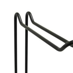 OHS Wire Toilet Roll Holder Freestanding Storage Rust Resistant Metal in Black - thumbnail 6