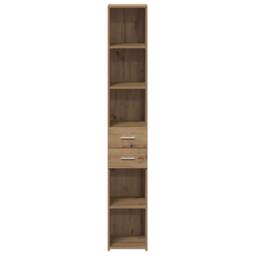 Berkfield Home Highboard Artisan Oak 30x42, 5x185 cm Engineered Wood in Brown - thumbnail 6