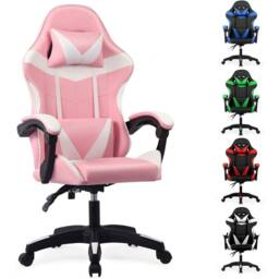 Lishetimig Ergonomic Gaming Chair in Pink