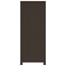 Berkfield Home Plastic Cabinet 68x39x171.5 cm in Grey - thumbnail 5