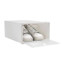 Kelvenix 20X Clear Plastic Shoe Storage Box in White - thumbnail 3