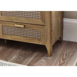 Cheshire Premium Pacifica 6 Drawer Wide Chest - Oak in Brown - thumbnail 9