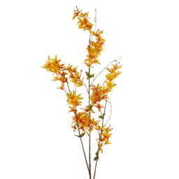 Leaf 6x 130cm Yellow Blossom Floral Spray Artificial - Size: 6x 130 cm - thumbnail 6