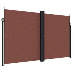 Berkfield Home Retractable Side Awning Brown 200x1200 cm - thumbnail 2