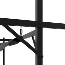 Berkfield Home Pergola with Retractable Roof Anthracite 295x292x230 cm in Black - Size: 295 x 292 x 230 cm - thumbnail 5