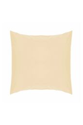 Belledorm Easy Care 200 Thread Count Cotton Polyester Percale Continental Pillowcase in Cream - thumbnail 2