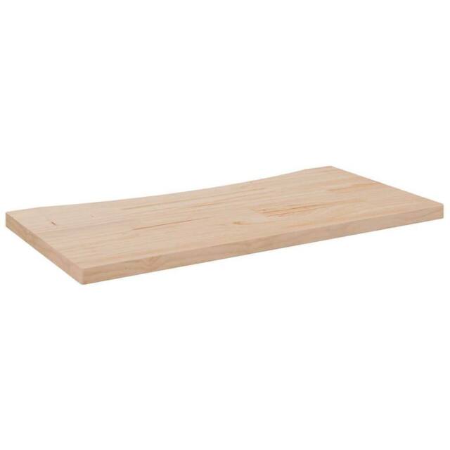 Berkfield Home Desk Top 80x40x2.5 cm Solid Wood Pine in Light Tan - image 1
