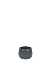 KDMD Glossy Grey Hortus London Pot 8.5x8cm 4 Pack - Size: 8.5x8 cm - thumbnail 1