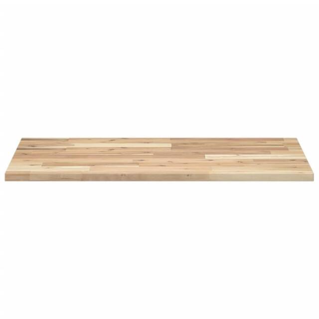 Berkfield Home Versatile Bathroom Vanity Top Untreated 80x50x2 cm Solid Wood Acacia in Brown - Size: 80 x 50 x 2 cm - image 1