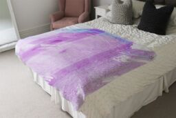Benjamin Tate Design Pink Pony Ride Blanket in Natural - Size: 120 cm x 150 cm - thumbnail 3