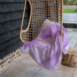 Benjamin Tate Design Pink Pony Ride Blanket in Natural - Size: 120 cm x 150 cm - thumbnail 4
