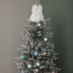 Samuel Alexander 30cm Angel Holding Dove Christmas Tree Topper in White - thumbnail 8