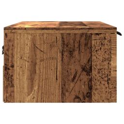Berkfield Home Wall Cabinet Artisan Oak 68x30x20 cm Engineered Wood in Brown - Size: 68 x 30 x 20 cm - thumbnail 6