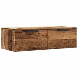 Berkfield Home Wall Cabinet Artisan Oak 68x30x20 cm Engineered Wood in Brown - Size: 68 x 30 x 20 cm - thumbnail 2