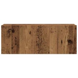 Berkfield Home Wall Mounted TV cabinets 4 pcs Old Wood Engineered Wood in Brown - thumbnail 5