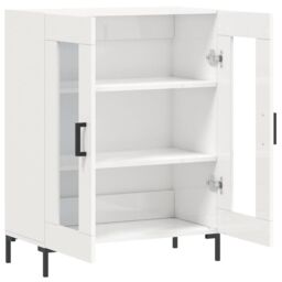 Berkfield Home Sideboard High Gloss White 69.5x34x90 cm Engineered Wood - thumbnail 6