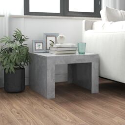 Berkfield Home Coffee Table Concrete Grey 50x50x35 cm Engineered Wood - Size: 50 x 50 x 35 cm