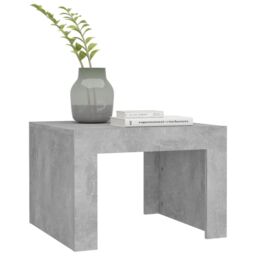 Berkfield Home Coffee Table Concrete Grey 50x50x35 cm Engineered Wood - Size: 50 x 50 x 35 cm - thumbnail 4
