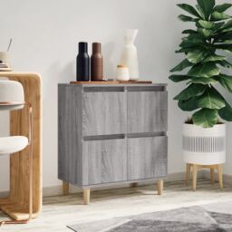 Berkfield Home Sideboard Grey Sonoma 60x35x70 cm Engineered Wood - Size: 60 x 35 x 70 cm - thumbnail 1