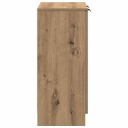 Berkfield Home Sideboard Artisian Oak 60x30x70 cm Engineered Wood in Brown - Size: 60 x 30 x 70 cm - thumbnail 6