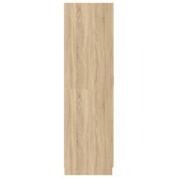 Berkfield Home Wardrobe Sonoma Oak 80x52x180 cm Engineered Wood in Brown - Size: 80 x 52 x 180 cm - thumbnail 6