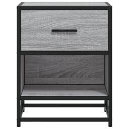 Berkfield Home Decorative Bedside Cabinets 2 pcs Grey Sonoma 40x31x50 cm Enginee - Size: 40 x 31 x 50 cm - thumbnail 5