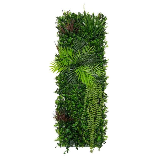 Monstershop Alina Artificial Wall Tile - 50cm x 150cm in Green - Size: 50 cm x 150 cm - image 1