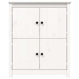Berkfield Home Sideboard White 83x41.5x100 cm Solid Wood Pine - thumbnail 5