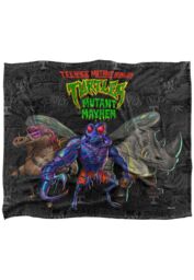 Teenage Mutant Ninja Turtles : Mutant Mayhem Mutant Baddies & Patches Silky Touch Super Soft Throw Blanket 152 X 127 cm in White - thumbnail 1