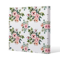Benjamin Tate Design Watercolour Plants (Canvas Print) / 61 x 61 x 4cm in Natural - Size: 61 x 61 x 4 cm - thumbnail 1