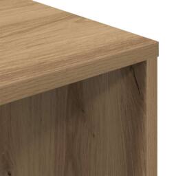 Berkfield Home Modern Desk Artisan Oak 102.5x35x75 cm Engineered Wood in Brown - thumbnail 7