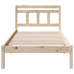 Berkfield Home Traditional Brown 90 x 190 cm Solid pine wood in Light Brown - thumbnail 5