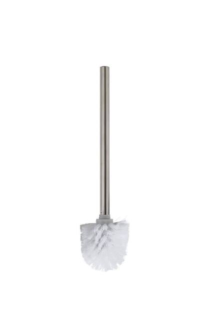 Showerdrape Satin Finish Replacement Toilet Brush & Handle in Silver - image 1