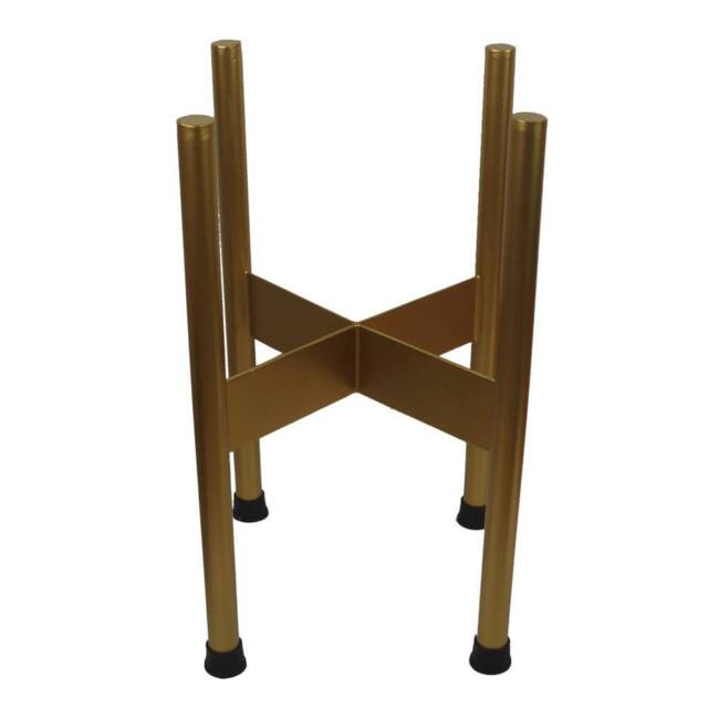 Leaf Medium Gold Planter Stand (Planter not included) 38.5cm x 18cm - Size: 38.5 cm x 18 cm - image 1