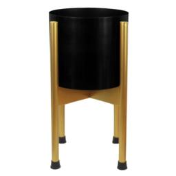 Leaf Medium Gold Planter Stand (Planter not included) 38.5cm x 18cm - Size: 38.5 cm x 18 cm - thumbnail 3