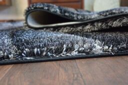 RugsX Shaggy Space Rug in Black - Size: 80 cm x 150 cm - thumbnail 4