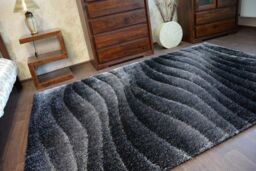 RugsX Shaggy Space Rug in Black - Size: 80 cm x 150 cm - thumbnail 2