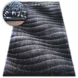 RugsX Shaggy Space Rug in Black - Size: 80 cm x 150 cm - thumbnail 1