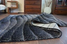 RugsX Shaggy Space Rug in Black - Size: 80 cm x 150 cm - thumbnail 3