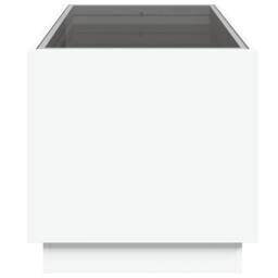 Berkfield Home Coffee Table with Infinity LED White 70x50x50 cm - Size: 70 x 50 x 50 cm - thumbnail 7