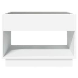 Berkfield Home Coffee Table with Infinity LED White 70x50x50 cm - Size: 70 x 50 x 50 cm - thumbnail 6