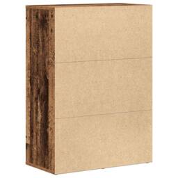 Berkfield Home Sideboard Old Wood 60x31x84 cm Engineered Wood in Brown - Size: 60 x 31 x 84 cm - thumbnail 4