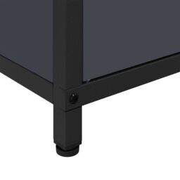Berkfield Home Kitchen Storage Cabinet with Shelf with Storage with Door Anthracite Steel - thumbnail 9