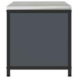 Berkfield Home Kitchen Storage Cabinet with Shelf with Storage with Door Anthracite Steel - thumbnail 7