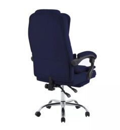 Hygrad Built to Survive Swivel Velvet Office Chair Ergonomic Leisure Chair Height Adjustable Desk Chair in Blue - thumbnail 5